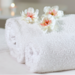 asciugamani in una spa
